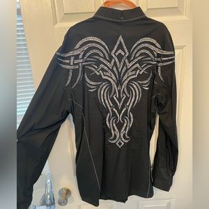 Men’s Roar Button Down Shirt Size Large